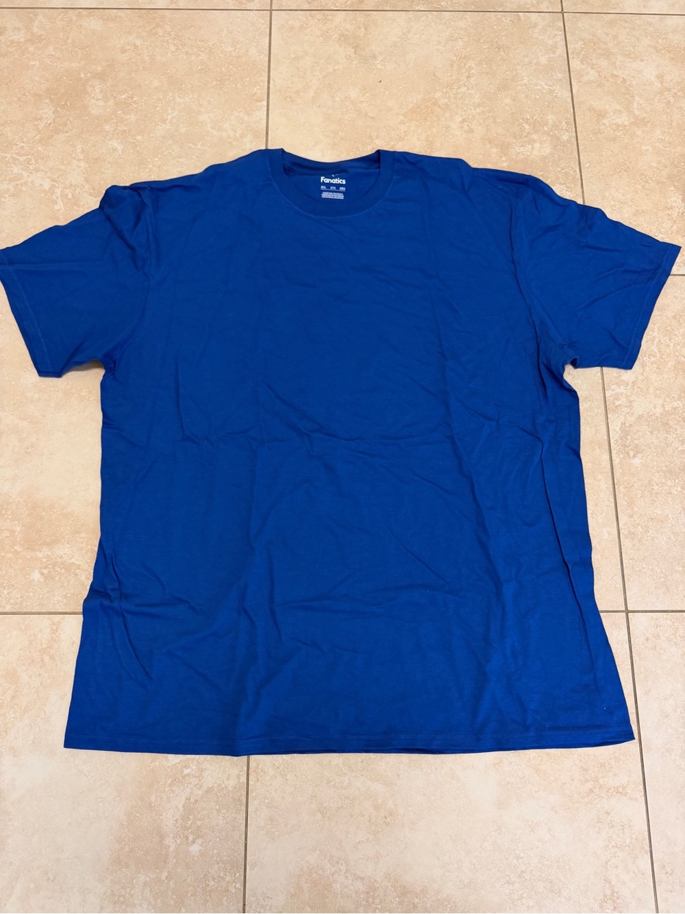 Fanatics Royal Blue Short Sleeve Crew Tee